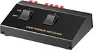 Speaker Selector, black - to connect up to 2 pairs of speakers