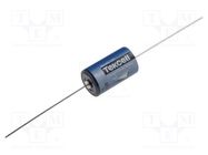 Battery: lithium; 1/2AA; 3.6V; 1200mAh; non-rechargeable; axial TEKCELL