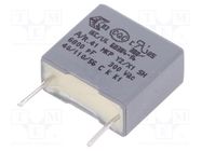 Capacitor: polypropylene; Y2; R41; 6.8nF; 13x6x12mm; THT; ±20%; 10mm KEMET