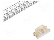 LED; amber; SMD; 0603; 70÷200mcd; 1.6x0.8x0.7mm; 140°; 20mA REFOND