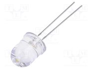 LED; 10mm; white neutral; 14000÷23000mcd; 15°; Front: convex; 5500K LUCKYLIGHT