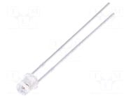 LED; 3mm; yellow; 210÷350mcd; 110°; Front: flat; 1.6÷2.4VDC LUCKYLIGHT