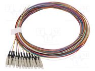 Optic fiber pigtail; OM1; LC/UPC; 2m; Optical fiber: 62.5/125um LAPP