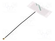 Antenna; Bluetooth,WiFi,ZigBee; 2.27dBi; linear; 35.9x15.9x0.1mm MOLEX