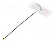 Antenna; Bluetooth,WiFi,ZigBee; 2.27dBi; linear; 35.9x15.9x0.1mm MOLEX