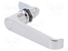 Lock; without cylinder; zinc and aluminium alloy; 30mm; chromium RST ROZTOCZE