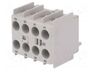 Auxiliary contacts; Leads: screw terminals; front; CI 5 DANFOSS