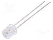 LED; 5mm; red; 270÷460mcd; 110°; Front: flat; 1.6÷2.4V; No.of term: 2 LUCKYLIGHT