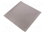 Shielding mat; 240x240x0.05mm; Permeability: 100; self-adhesive KEMET