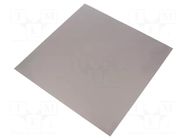 Shielding mat; 240x240x0.05mm; Permeability: 25; self-adhesive KEMET