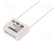 Capacitor: paper; Y1; 3.3nF; 500VAC; 15mm; ±20%; THT; P295; 1500VDC KEMET