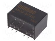 Converter: DC/DC; 3W; Uin: 9÷36VDC; Uout: 12VDC; Iout: 250mA; SIP6 AIMTEC