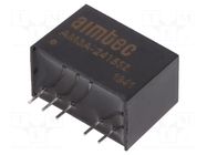 Converter: DC/DC; 3W; Uin: 9÷36VDC; Uout: 15VDC; Iout: 200mA; SIP6 AIMTEC