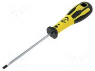 Screwdriver; slot; SL 3,5; Blade length: 100mm; Overall len: 185mm C.K