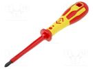 Screwdriver; insulated; Phillips; PH2; Blade length: 100mm; 1kVAC C.K