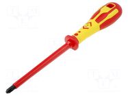 Screwdriver: insulated; Pozidriv®; PZ3; Blade length: 120mm; 1kVAC C.K