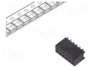 Connector: pin strips; socket; Minitek127®; female; PIN: 12; 1.27mm AMPHENOL COMMUNICATIONS SOLUTIONS