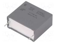 Capacitor: polypropylene; 1uF; 400VDC; 400VAC; Ioper.max: 6.2A KEMET