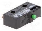 Microswitch SNAP ACTION; 0.1A/250VAC; 0.1A/80VDC; without lever ZF