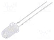 LED; 5mm; green/blue; 15°; Front: convex; 2.7÷3.4/2.7÷3.4V; round OPTOSUPPLY