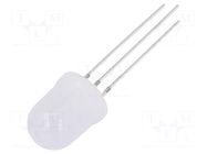LED; red/yellow; 10mm; 90°; Front: flat; 1.8÷2.6/1.8÷2.6VDC; round OPTOSUPPLY