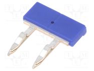 Connection bridge; PIN: 2; 32A; Series: G2RV-SR,G3RV-SR; blue OMRON