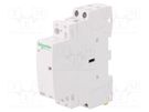 Contactor: 2-pole installation; 25A; 230÷240VAC; NC x2; IP20; 500V SCHNEIDER ELECTRIC