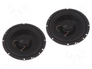 Car loudspeakers; two-way; 165mm; 85W; 90÷20000Hz; 4Ω; 2pcs. DIETZ