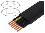 Wire; H07VVH6-F; 7G2.5mm2; unshielded; 450V,750V; Cu; stranded TKD