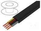 Wire; H07VVH6-F; 4G1.5mm2; unshielded; 450V,750V; Cu; stranded TKD