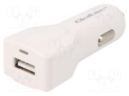 USB power supply; USB A socket; Sup.volt: 12÷24VDC; 5V/2.4A QOLTEC