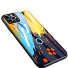 Color Glass Case Durable Cover with Tempered Glass Back and camera cover iPhone 11 Pro Max pattern 1, Hurtel