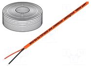 Wire: polimer optical fiber; HITRONIC® POF; Øcable: 6mm; duplex LAPP