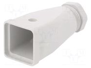 Enclosure for connectors: HDC; size 3; Locking: for latch; M20 WIELAND