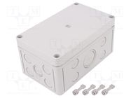 Enclosure: multipurpose; X: 110mm; Y: 180mm; Z: 90mm; PK; light grey RITTAL