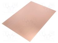 Laminate; CEM3; 1.5mm; L: 210mm; W: 297mm; Coating: copper 