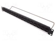 Connector: HDMI; patch panel; rack; screw; M3; Height: 1U CLIFF