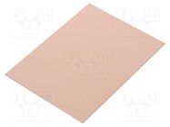 Laminate; CEM3; 1.5mm; L: 75mm; W: 100mm; Coating: copper 