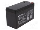 Re-battery: acid-lead; 12V; 7Ah; AGM; maintenance-free QOLTEC