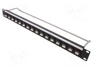 Connector: fiber optic; patch panel; multi mode simplex (MM) CLIFF