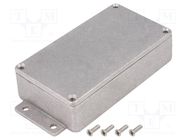 Enclosure: multipurpose; X: 64mm; Y: 114mm; Z: 30mm; aluminium; IP54 DELTRON ENCLOSURES