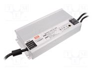 Power supply: switching; LED; 650W; 24÷58VDC; 5600÷14000mA; IP67 