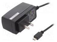 Power supply: switching; mains,plug-in; 5VDC; 2A; 10W; straight SUNNY