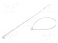 Cable tie; L: 365mm; W: 7.6mm; polyamide; 670N; natural; UL94V-2 HELLERMANNTYTON