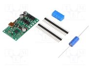 DC-motor driver; 21.77kHz; analog,RC,TTL,USB; 25A; Uin log: 3.3V POLOLU