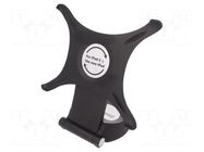 Holder; black; Mounting: free-standing handle QOLTEC