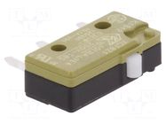 Microswitch SNAP ACTION; 10.1A/250VAC; without lever; SPDT; XC SAIA-BURGESS
