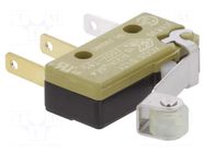 Microswitch SNAP ACTION; with lever (with roller); SPDT; Pos: 2 SAIA-BURGESS