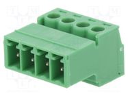 Pluggable terminal block; 3.81mm; ways: 4; straight; plug; male PHOENIX CONTACT