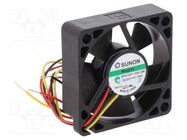 Fan: DC; axial; 5VDC; 35x35x10mm; 12.17m3/h; 28dBA; Vapo; Out: F type SUNON